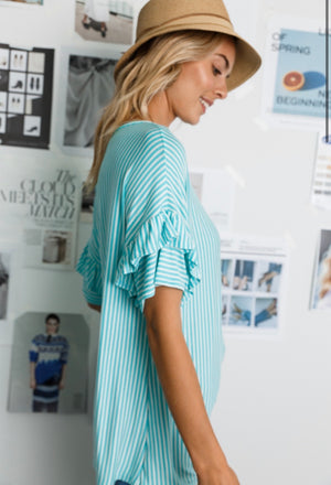 Ruffle tunic