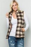 Plaid vest